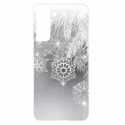 Чехол для Samsung S21 Красивые снежинки