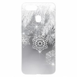 Чехол для Oppo A5s/A12 Красивые снежинки - PrintSalon