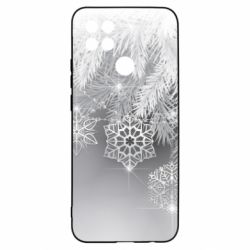 Чехол для Oppo A15s/A15 Красивые снежинки - PrintSalon