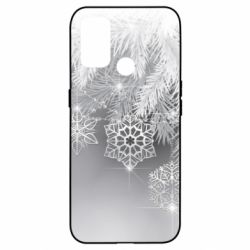 Чехол для Oppo A53/A32/A33 Красивые снежинки