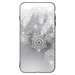 Чехол для iPhone 8 Plus Красивые снежинки - PrintSalon