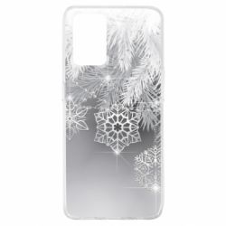 Чехол для Oppo A74 4G Красивые снежинки - PrintSalon