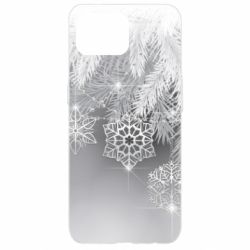 Чехол для Oppo Reno 4 Lite Красивые снежинки - PrintSalon