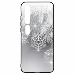 Чехол для Xiaomi Mi10/10 Pro Красивые снежинки - PrintSalon