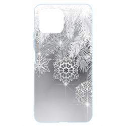 Чехол для Xiaomi Mi11 Lite Красивые снежинки - PrintSalon