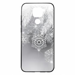 Чехол для Xiaomi Redmi Note 9/Redmi 10X Красивые снежинки - PrintSalon