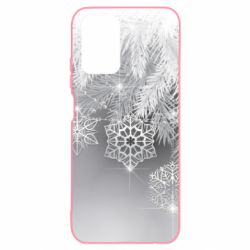 Чехол для Xiaomi Redmi Note 10 Красивые снежинки - PrintSalon