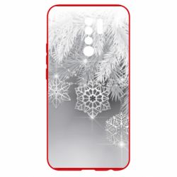 Чехол для Xiaomi Redmi 9 Красивые снежинки - PrintSalon