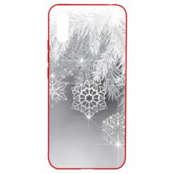 Чехол для Xiaomi Redmi 9a Красивые снежинки