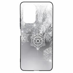 Чехол для Xiaomi Poco F3/K40 Красивые снежинки - PrintSalon