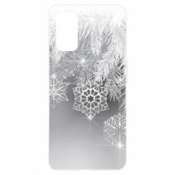 Чехол для Realme 7 Pro Красивые снежинки - PrintSalon