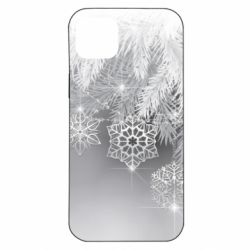 Чехол для iPhone 14 Plus Красивые снежинки - PrintSalon