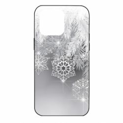 Чехол для iPhone 14 Pro Max Красивые снежинки - PrintSalon