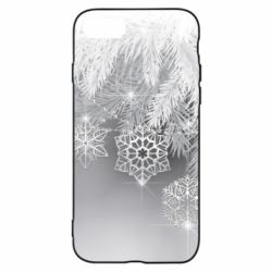 Чехол для iPhone 7 Красивые снежинки - PrintSalon