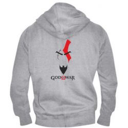 Мужское худи на молнии Kratos - God of war - PrintSalon