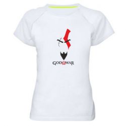 Женская футболка для спорта Kratos - God of war - PrintSalon