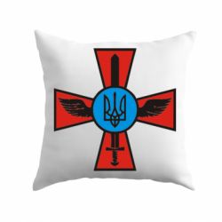 Подушка Хрест з мечем та гербом - PrintSalon