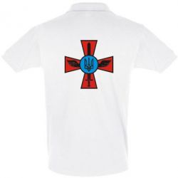 Мужское поло Хрест з мечем та гербом - PrintSalon