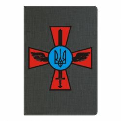 Блокнот з принтом Хрест з мечем та гербом - PrintSalon
