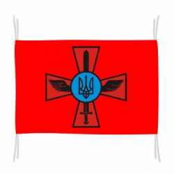 Прапор Хрест з мечем та гербом - PrintSalon