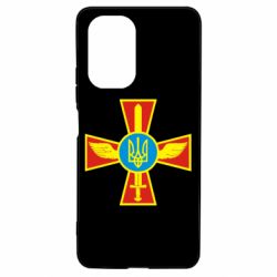 Чохол для Xiaomi Poco F3/K40 Хрест з мечем та гербом - PrintSalon