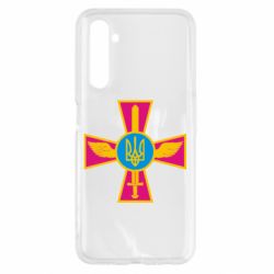 Чохол для Realme 6 Хрест з мечем та гербом - PrintSalon