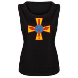 Майка жіноча Хрест з мечем та гербом - PrintSalon