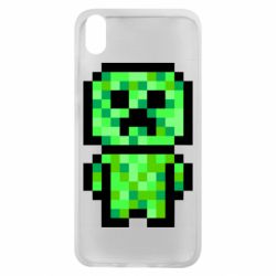 Чехол для Xiaomi Redmi 7A Крипер пиксель арт - PrintSalon