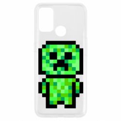 Чехол для Oppo A53/A32/A33 Крипер пиксель арт