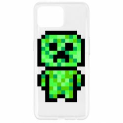 Чехол для Oppo Reno 4 Lite Крипер пиксель арт