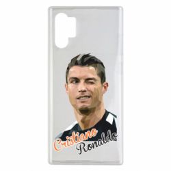 Чехол для Samsung Note 10 Plus Криштиану Роналду, полигональный портрет - PrintSalon