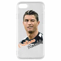 Чехол для iPhone SE 2020 Криштиану Роналду, полигональный портрет - PrintSalon