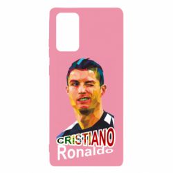 Чехол для Samsung Note 20 Криштиану Роналду, полигональный портрет - PrintSalon