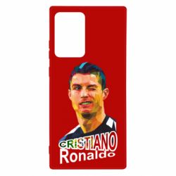 Чехол для Samsung Note 20 Ultra Криштиану Роналду, полигональный портрет - PrintSalon