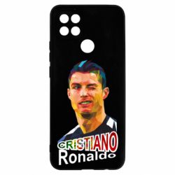 Чехол для Oppo A15s/A15 Криштиану Роналду, полигональный портрет - PrintSalon