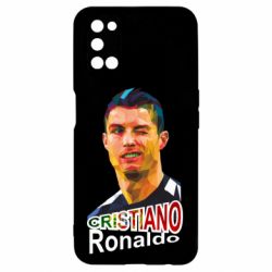 Чехол для Oppo A52/A72/A92 Криштиану Роналду, полигональный портрет - PrintSalon
