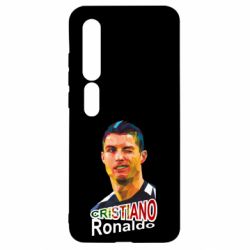Чехол для Xiaomi Mi10/10 Pro Криштиану Роналду, полигональный портрет - PrintSalon