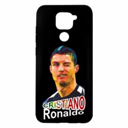 Чохол для Xiaomi Redmi Note 9 / Redmi 10X Крістіано Роналдо, полігональний портрет-PrintSalon Чохол для Xiaomi Redmi Note 9 / Redmi 10X Крістіано Роналдо, полігональний портрет