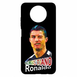 Чехол для Xiaomi Redmi Note 9 5G/Redmi Note 9T Криштиану Роналду, полигональный портрет - PrintSalon