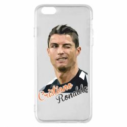 Чехол для iPhone 6 Plus/6S Plus Криштиану Роналду, полигональный портрет - PrintSalon