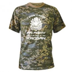Камуфляжна футболка Krogan - PrintSalon