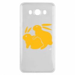 Чехол для Samsung J7 2016 Кролики - PrintSalon