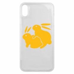 Чехол для iPhone Xs Max Кролики - PrintSalon