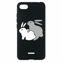 Чехол для Xiaomi Redmi 6A Кролики - PrintSalon