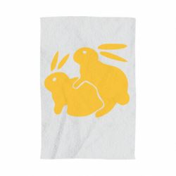 Полотенце с принтом Кролики - PrintSalon