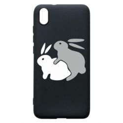 Чехол для Xiaomi Redmi 7A Кролики - PrintSalon