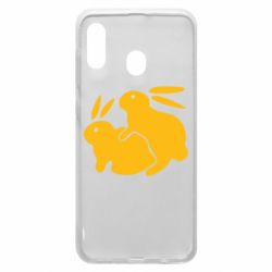 Чехол для Samsung A30 Кролики - PrintSalon
