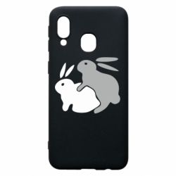Чехол для Samsung A40 Кролики - PrintSalon