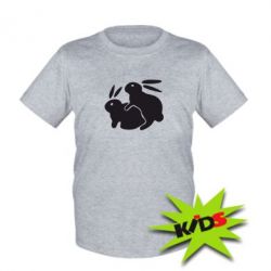 Дитяча футболка Кролики