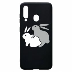 Чехол для Samsung A60 Кролики - PrintSalon